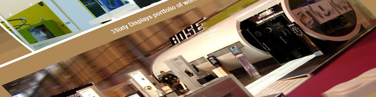 Image of work for 3 Sixty Displays.